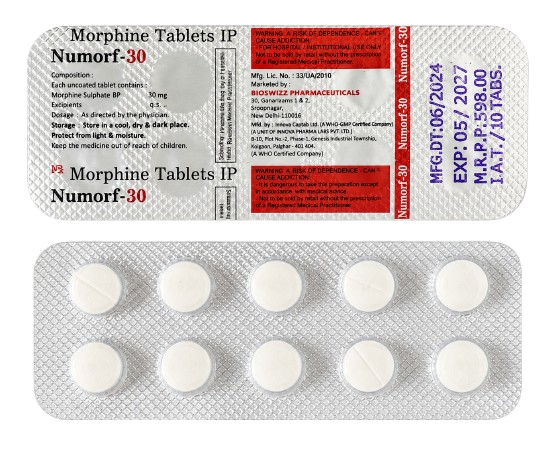 Morphine Tablets 30mg