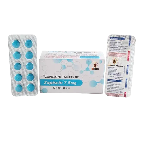 Zopiclone Zopiscin 7.5mg Blue